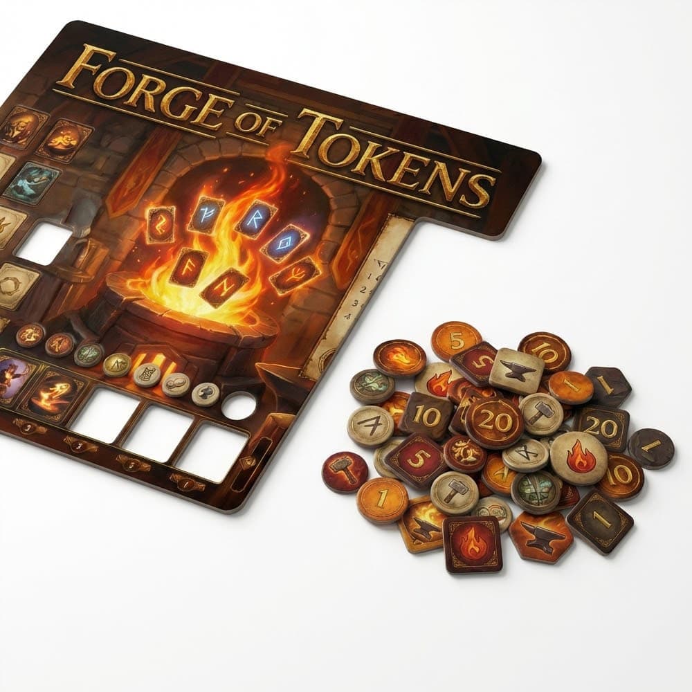 Druk żetonów do gry planszowej