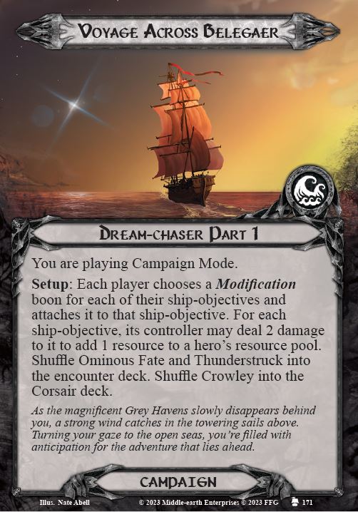 Dream Chaser Campaign Cards