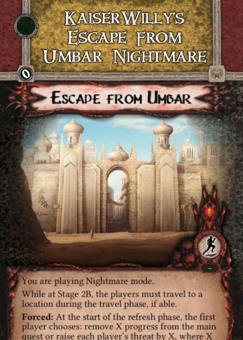 Escape from Umbar - Nightmare